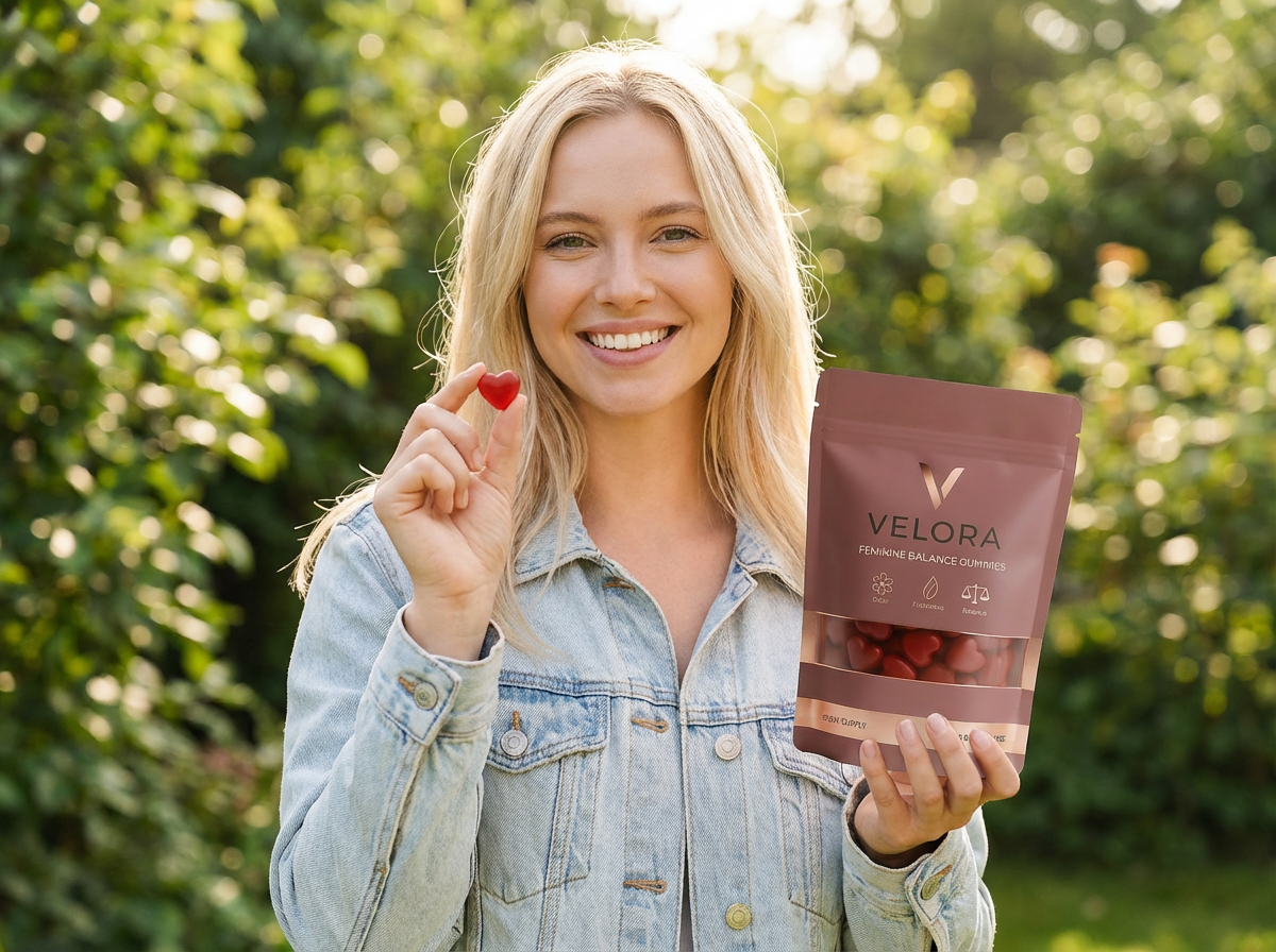 VELORA probiotic gummies for pH balance